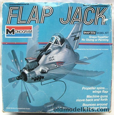 Monogram 1/48 Flap Jack Motorized Aircraft, 7503 plastic model kit